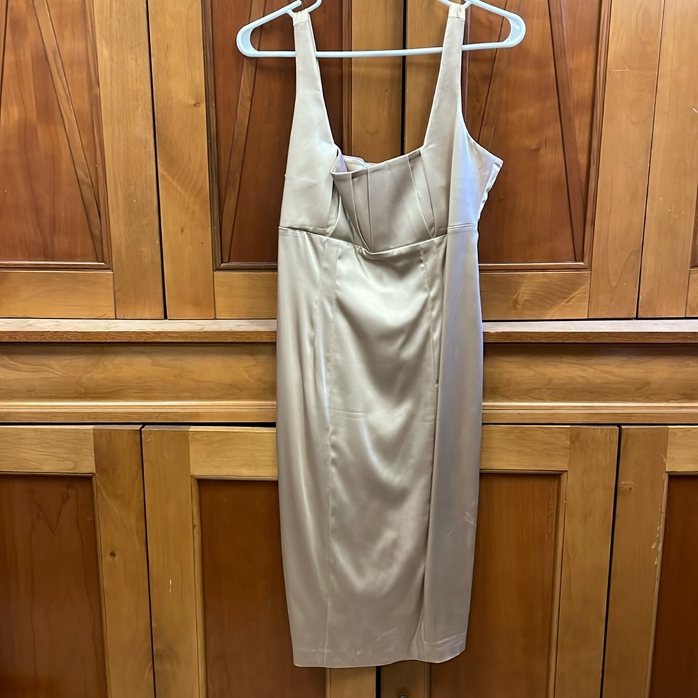 Calvin Klein golden  dress